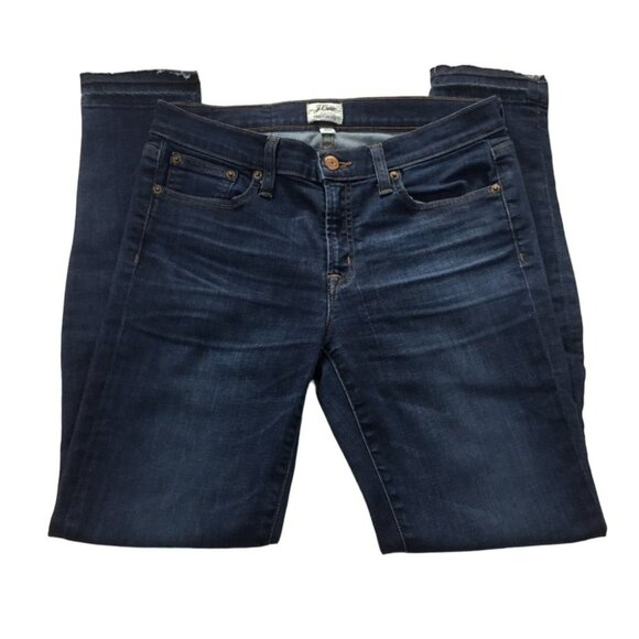 J.Crew Mens Toothpick Jeans Size 28/32 Dark Wash Denim Cotton/Elastane - Picture 2 of 10